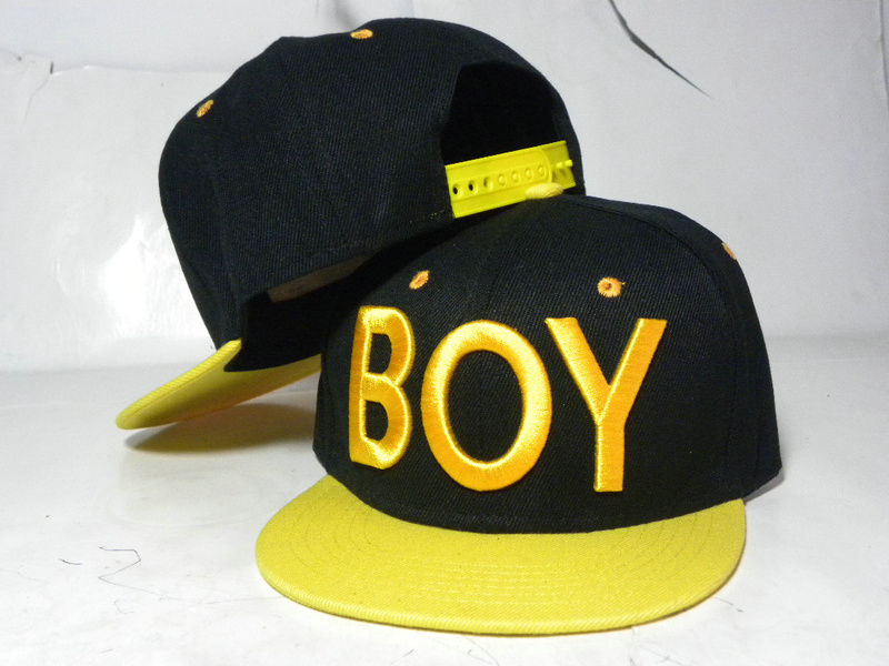 Kids Boy Black Snapback Hat DD